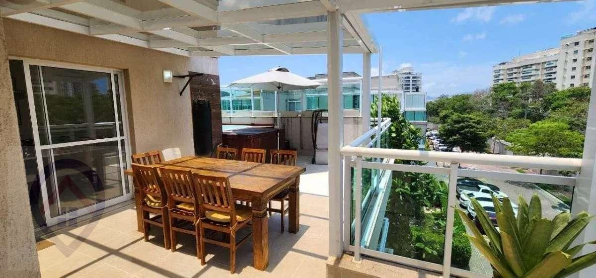 Cobertura, no Barra Village Prime,  em Rio de Janeiro, Recreio dos Bandeirantes, com 3 quartos, 174m² - Luggare Soluções Imobiliárias