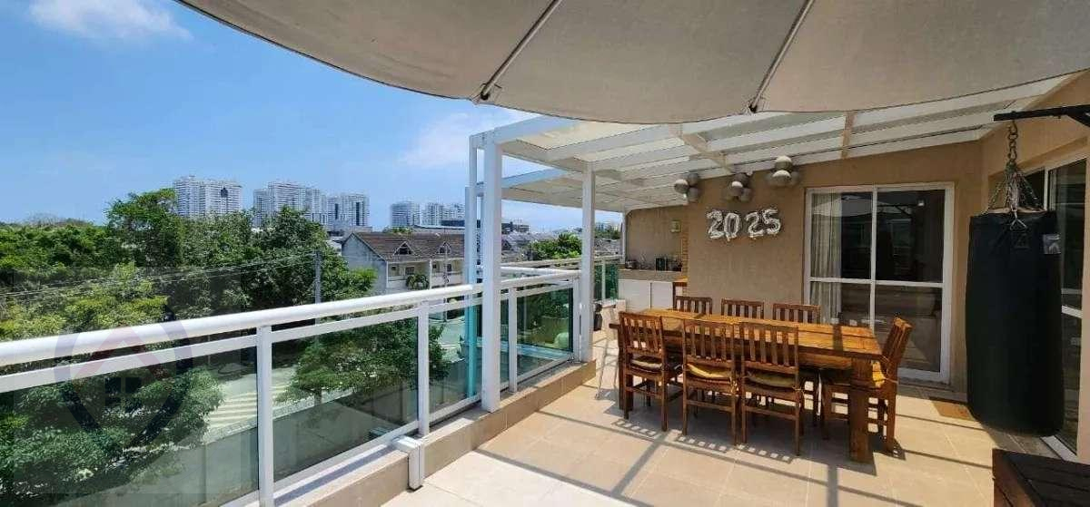 Cobertura, no Barra Village Prime,  em Rio de Janeiro, Recreio dos Bandeirantes, com 3 quartos, 174m² - Luggare Soluções Imobiliárias